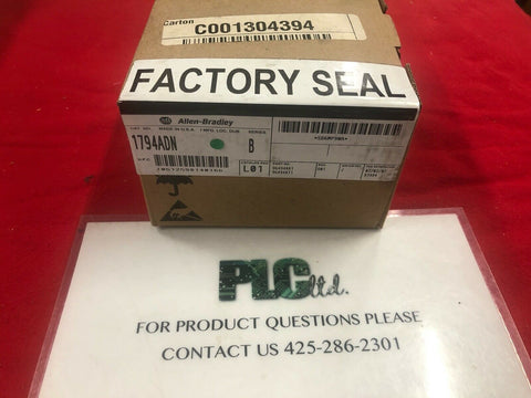 New Sealed 1794ADN Ser B Flex DeviceNet Adapter 1794-ADN ALLEN BRADLEY