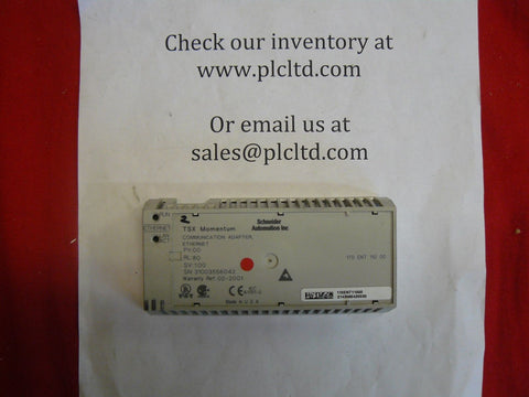 170ENT11000 Used Excellent! Modicon Momentum Processor 170-ENT-110-00