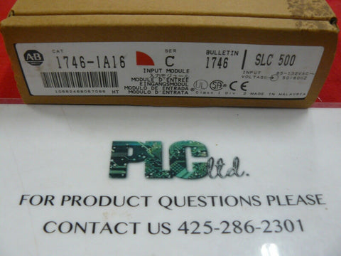 Allen Bradley Used 1746-IA16 SLC 500 Ser C Input Module 1746IA16