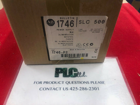 NEW ALLEN BRADLEY 1746-P2 SER C 1746P2 POWER SUPPLY