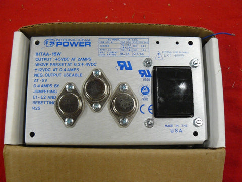 INTERNATIONAL POWER IHTAA-16W TRIPLE DC POWER SUPPLY