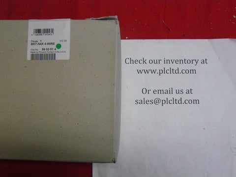 NEW SEALED! PHOENIX CONTACT BXT-N4X4-WIRE Surge/Lighting Protection BXTN4X