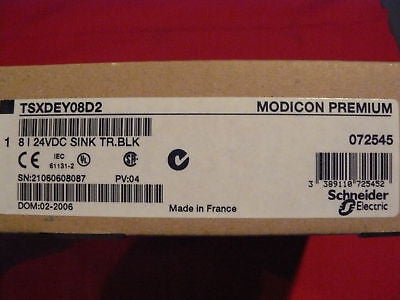TSXDEY08D2 NEW Modicon Sink Tr. Block TSX-DEY-08D2