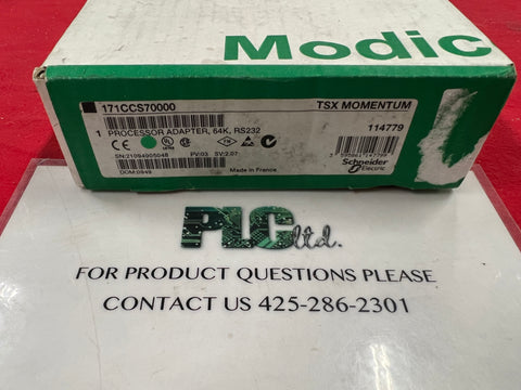 171CCS70000 NEW SEALED Modicon Momentum Processor 171-CCS-700-00
