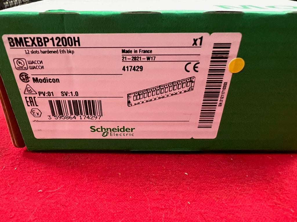 BMEXBP1200H Brand New Schneider Electric Modicon BME-XBP-1200 | PLC Ltd.