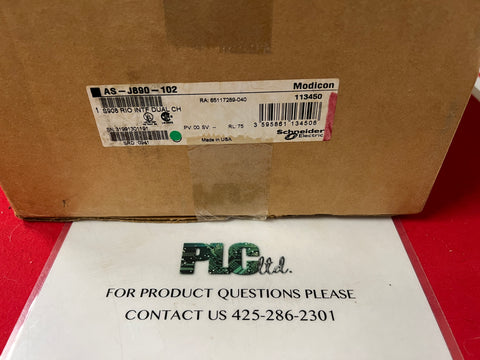 Brand New ASJ890102 Modicon Remote I/O Processor Module AS-J890-102
