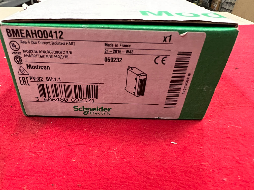 Modicon BMEAHO0412 X80 Analog 4-CH Output Current Isolated HART Module ...