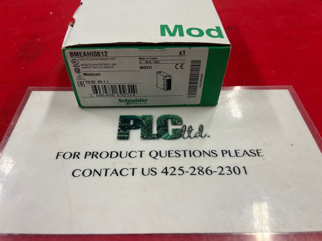 Modicon BMEAHI0812 X80 8-CH Analog Input Current Isolated HART Module