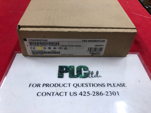 170ARM37030 Brand New Modicon Momentum I/O Base 170-ARM-370-30