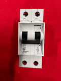 Siemens 5SX22 C1 Circuit Breaker 1 Amp 2 Pole