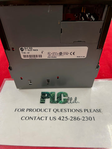 Allen Bradley 1746-A7 Series B SLC 500 7 Slot Modular Chassis 1746A7