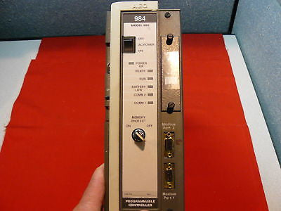 PCO984680 PERFECT Modicon CPU w/Memory&Exec PC-O984-680 PC0984680 , PC-0984-68