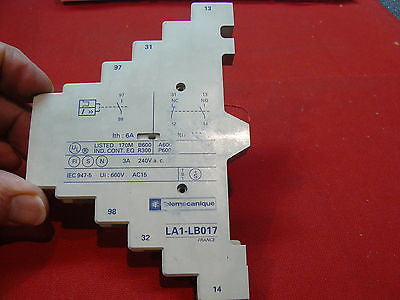 LA1LB017 Telemecanique Modicon Auxiliary Contact LA1-LB017