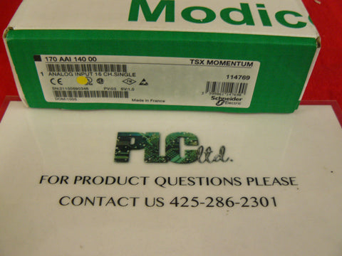170AAI14000 BRAND NEW! Modicon Momentum Analog Base 170-AAI-140-00